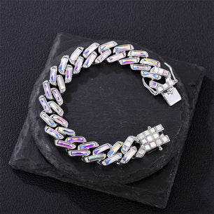 Men's  Zinc Alloy Pave Setting Toggle-Clasps Geometric Bracelet