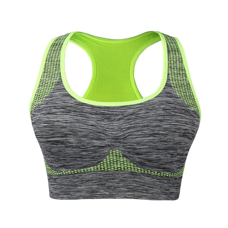 Women's Nylon Square-Neck Sleeveless Fitness Yoga Workout Top