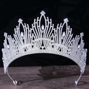 Women's Zinc Alloy Geometric Pattern Tiaras Bridal Wedding Crown