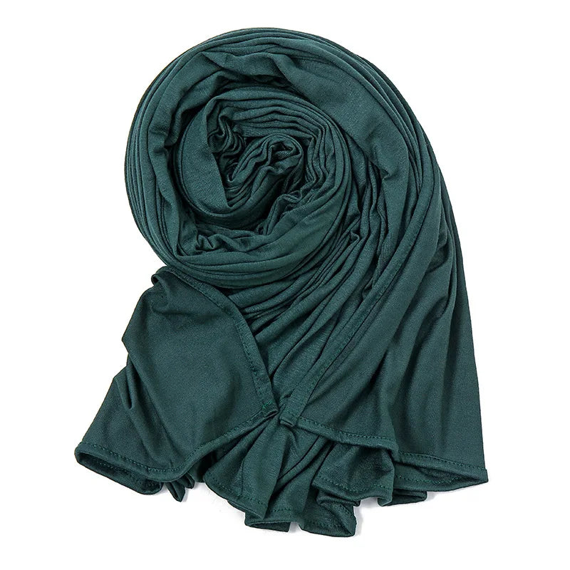 Women's Polyester Head Wrap Quick-Dry Solid Pattern Scarves