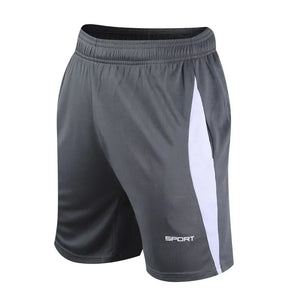 Men's Spandex Quick-Dry Printed Pattern Fitness Sport Shorts