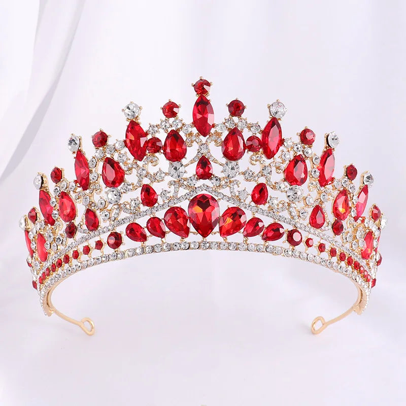 Women's Zinc Alloy Water Drop Pattern Tiaras Bridal Classic Crown