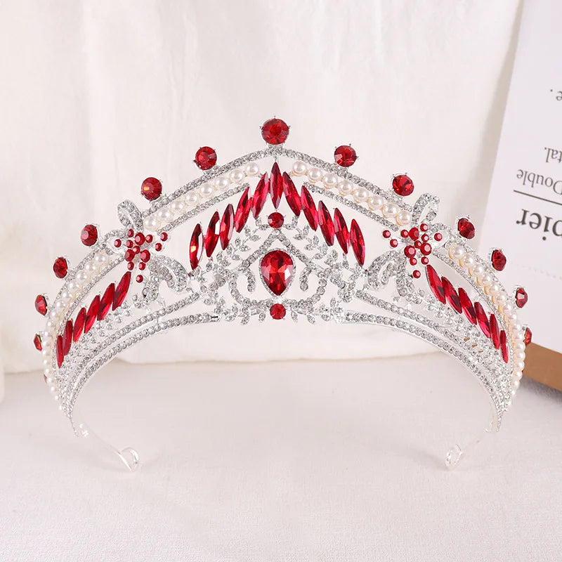 Women's Zinc Alloy Plant Pattern Tiaras Bridal Classic Crown