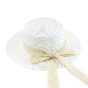 Women's Straw Solid Pattern Glamorous Sun Protection Beach Hat