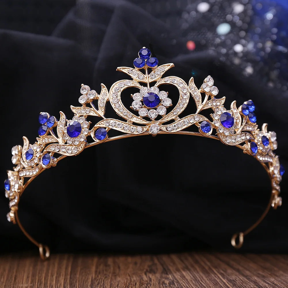 Women's Zinc Alloy Water Drop Pattern Tiaras Bridal Classic Crown