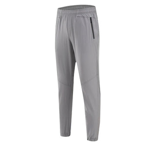 Men's Polyester Elastic Closure Quick-Drying Gymwear Trousers