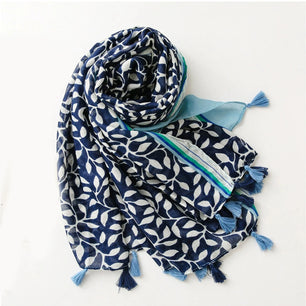 Women's Silk Head Wrap Printed Pattern Trendy Beach Scarves