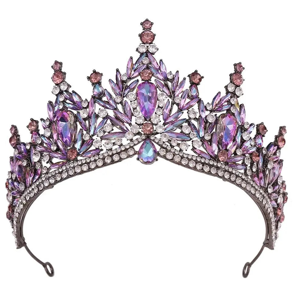 Women's Zinc Alloy Plant Pattern Tiaras Bridal Classic Crown