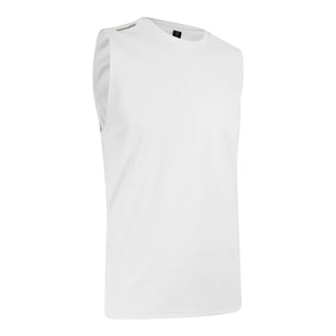 Men's Polyester O-Neck Sleeveless Breathable Fitness Sport Tops