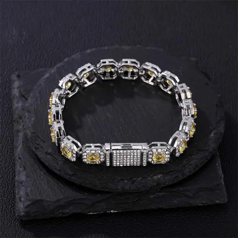 Men's Zinc Alloy Toggle Clasp Link Chain Geometric Bracelet