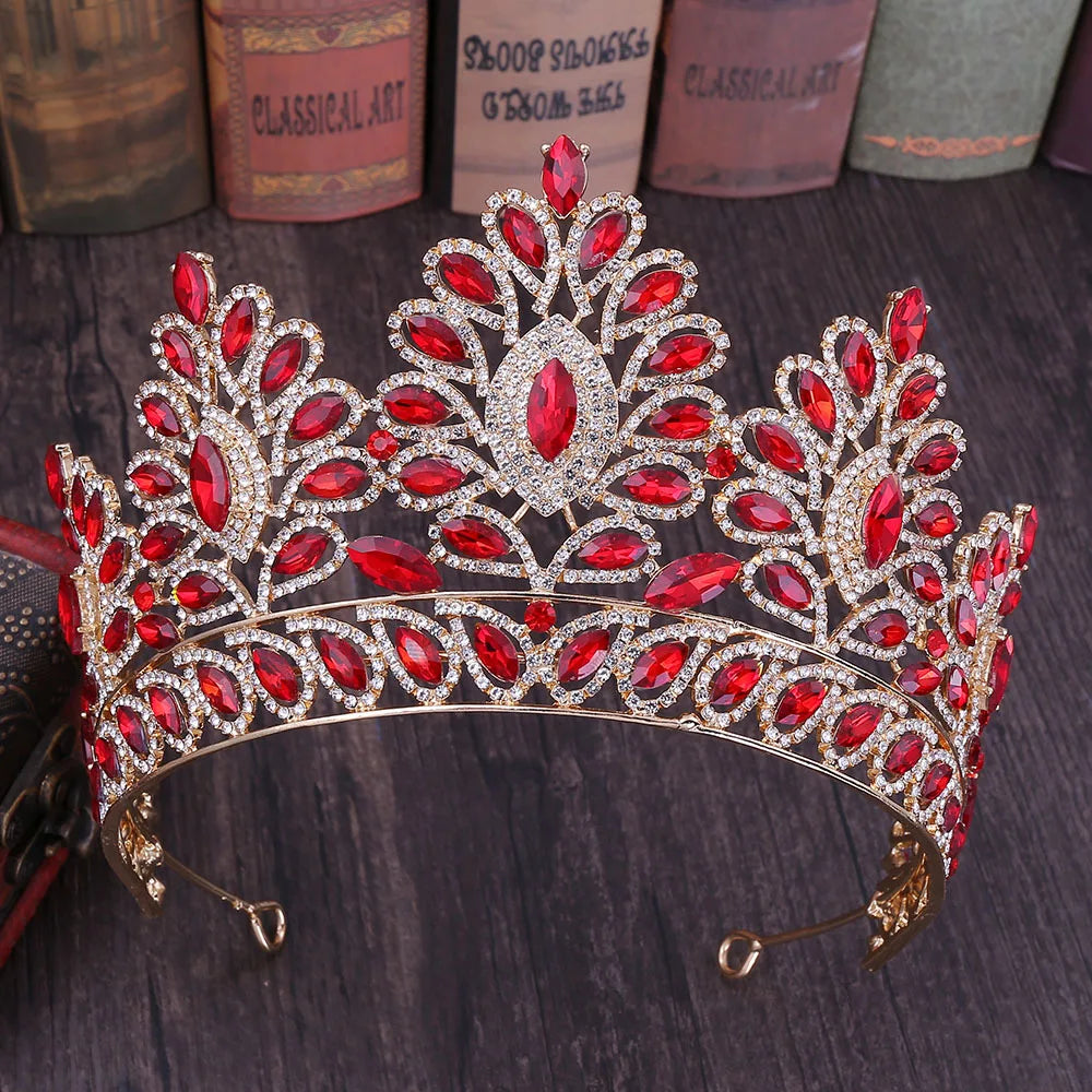 Women's Zinc Alloy Water Drop Pattern Tiaras Bridal Classic Crown