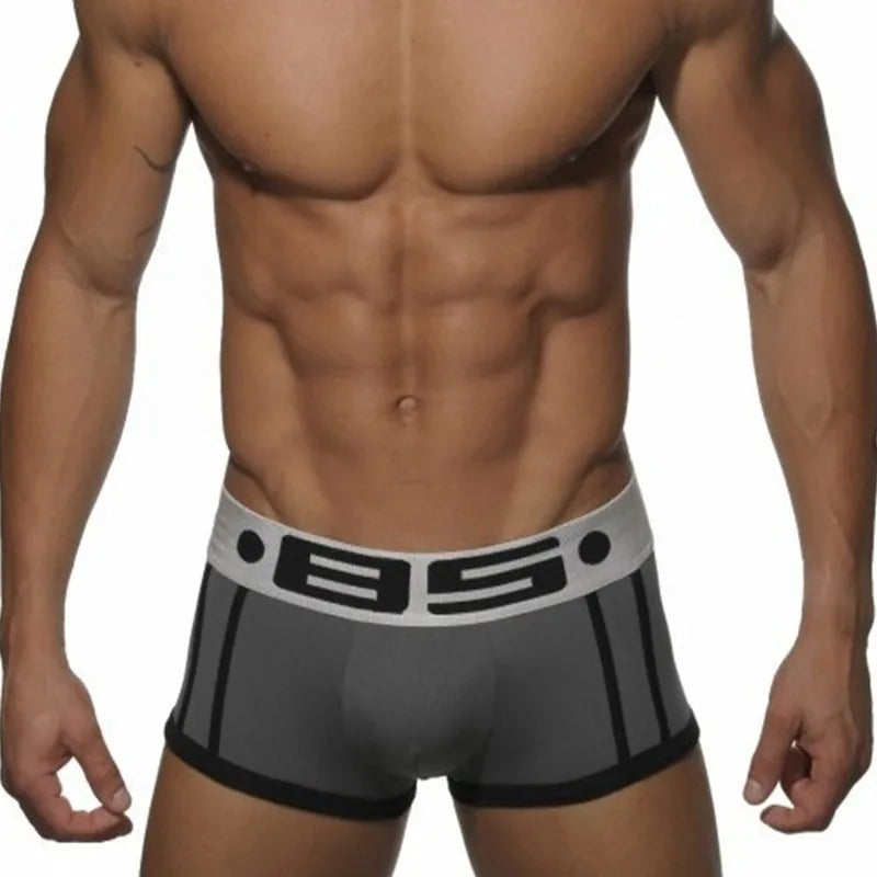 Men's 1 Pc Cotton Letter Pattern Quick-Dry Underwear Boxer Shorts