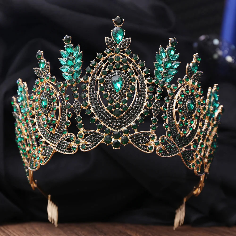 Women's Rhinestone Zinc Alloy Geometric Pattern Wedding Crown