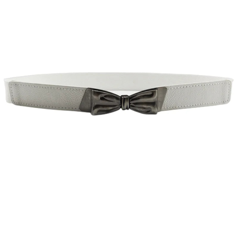 Women's PU Buckle Closure Solid Pattern Trendy Strap Waist Belts