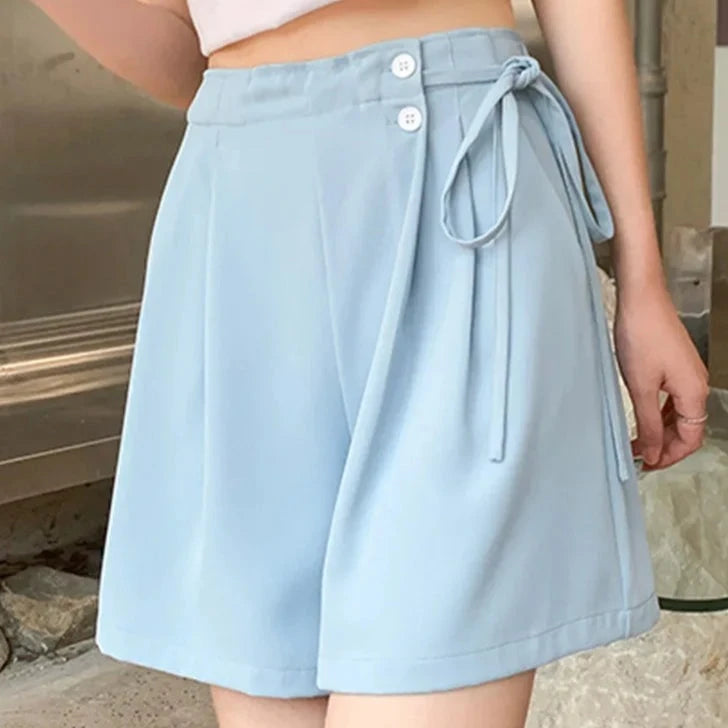 Women's Polyester High Waist Solid Pattern Casual Wear Skirts