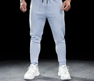 Men's Polyester Drawstring Closure Running Sportswear Trousers