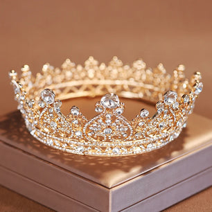 Women's Zinc Alloy Plant Pattern Tiaras Bridal Classic Crown