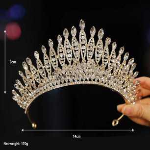 Women's Zinc Alloy Plant Pattern Tiaras Bridal Classic Crown