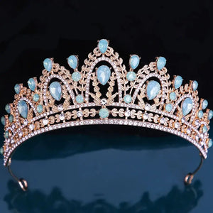 Women's Zinc Alloy Plant Pattern Tiaras Bridal Classic Crown