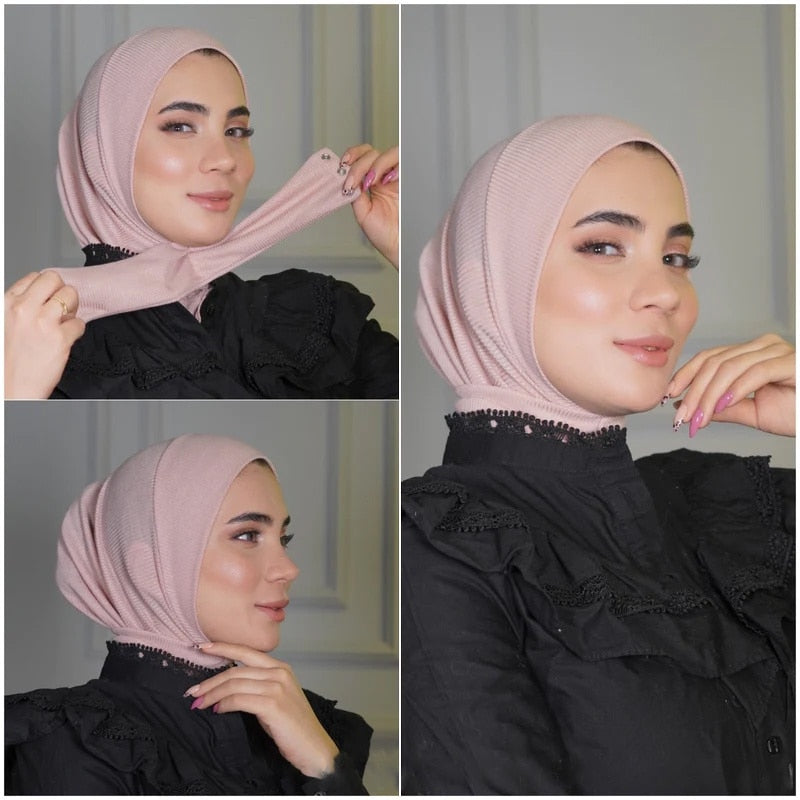 Women's Arabian Microfiber Quick-Dry Head Wrap Casual Wear Hijabs