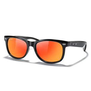 Kid's Acetate Frame Polaroid Lens UV400 Protection Sunglasses