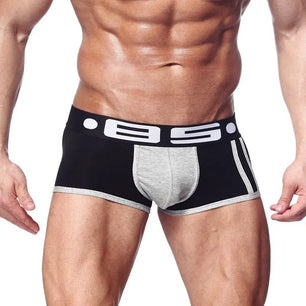 Men's 1 Pc Cotton Letter Pattern Quick-Dry Underwear Boxer Shorts