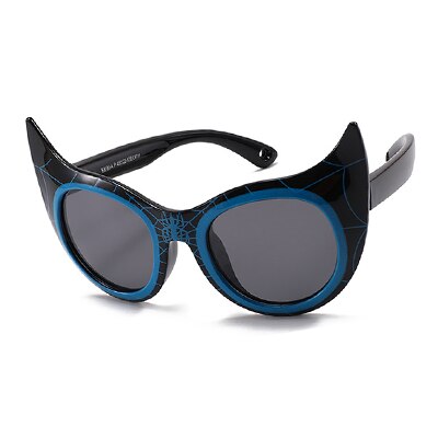 Kid's Acetate Frame Cat Eye Shape Polarized UV400 Sunglasses