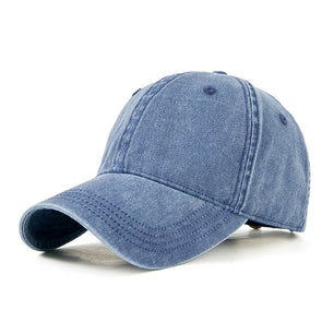 Men's Cotton Adjustable Strap Sun Protection Casual Baseball Cap