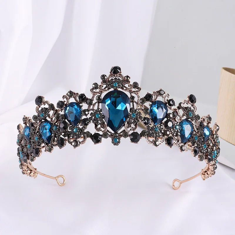 Women's Zinc Alloy Water Drop Pattern Tiaras Bridal Classic Crown