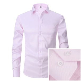 Men's Cotton Turn-Down Collar Full Sleeves Single Breasted Shirt