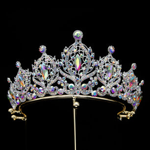 Women's Zinc Alloy Water Drop Pattern Tiaras Bridal Classic Crown