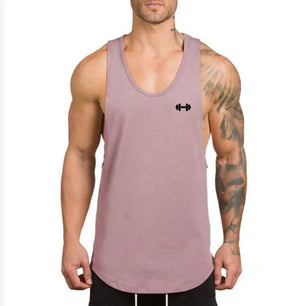 Men's O-Neck Sleeveless Quick Dry Compression Gym Wear Shirt