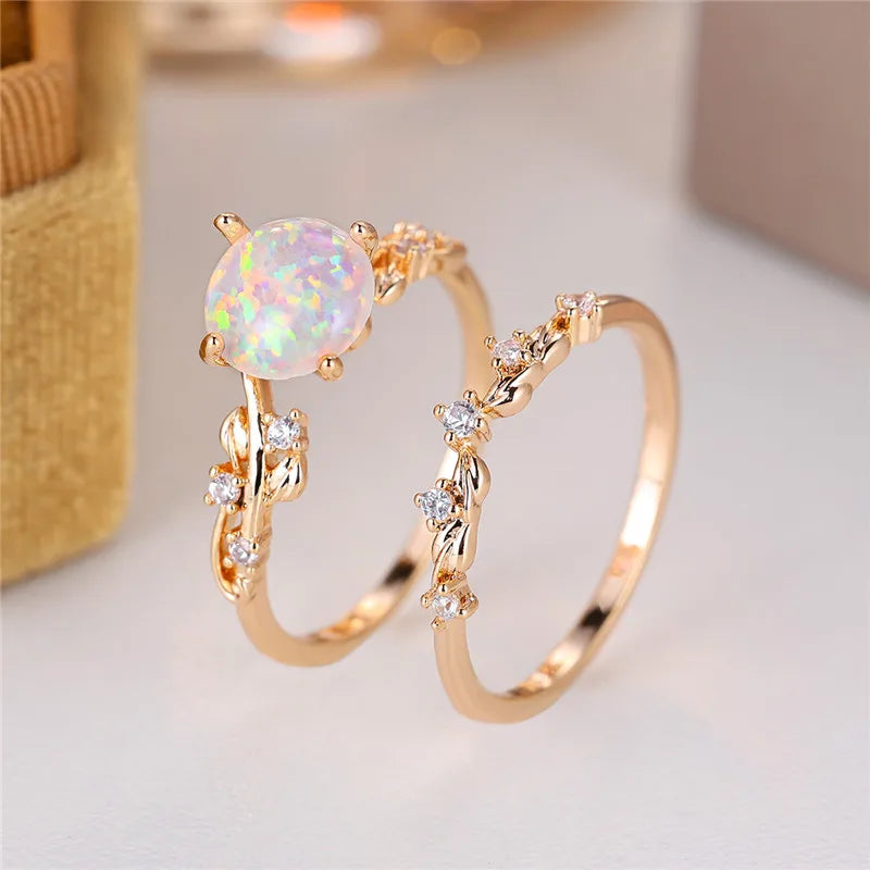 Women's Cubic Zirconia Geometric Shape Prong Setting Trendy Ring