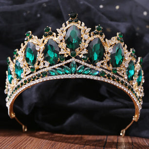 Women's Zinc Alloy Plant Pattern Tiaras Bridal Classic Crown