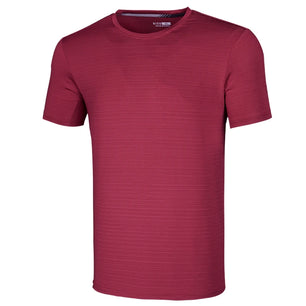 Men's Nylon Short Sleeve Pullover Closure Sportswear T-Shirt