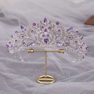 Women's Zinc Alloy Plant Pattern Tiaras Bridal Classic Crown