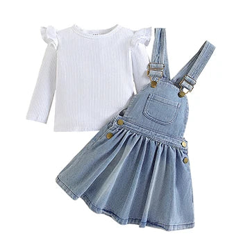 Baby Girl's Polyester Long Sleeve Pleated Pattern Princess Dress