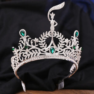 Women's Zinc Alloy Water Drop Pattern Tiaras Bridal Classic Crown