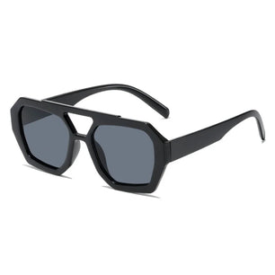 Women's Plastic Frame Polycarbonate Lens Square Shape Sunglasses