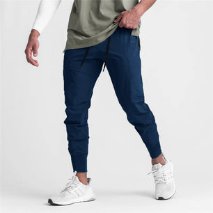 Men's Polyester Drawstring Closure Sweatpants Gymwear Trousers