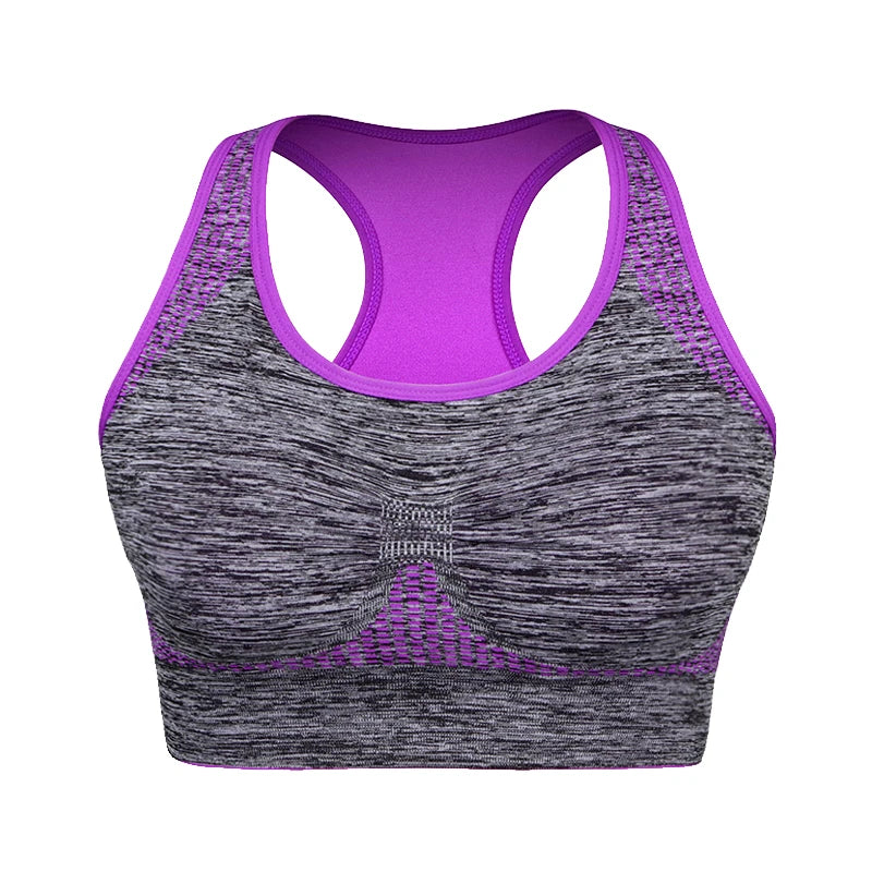 Women's Nylon Square-Neck Sleeveless Fitness Yoga Workout Top