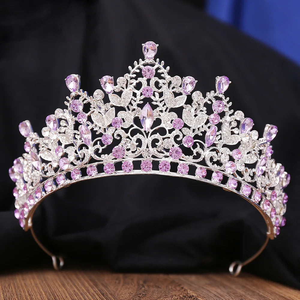 Women's Zinc Alloy Plant Pattern Tiaras Bridal Classic Crown