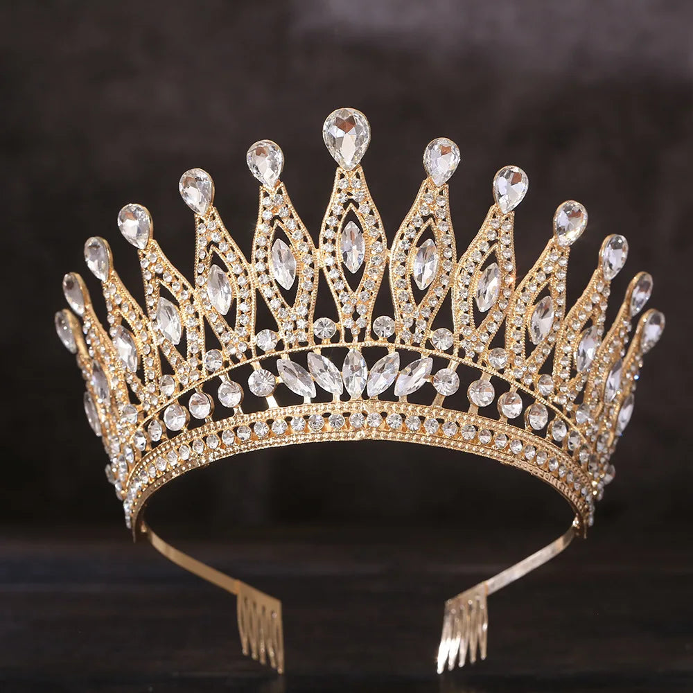 Women's Crystal Zinc Alloy Geometric Pattern Bridal Wedding Crown