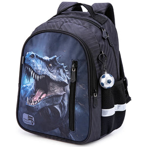Kid's Nylon Zipper Closure Printed Waterproof School Backpack