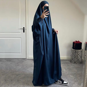 Women's Arabian Polyester Full Sleeve Solid Pattern Casual Abaya