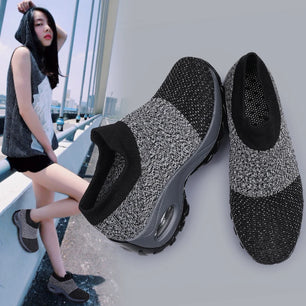 Women's Mesh Round Toe Slip-On Closure Casual Wear Shoes