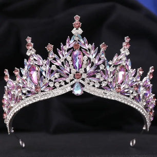 Women's Zinc Alloy Plant Pattern Tiaras Bridal Classic Crown