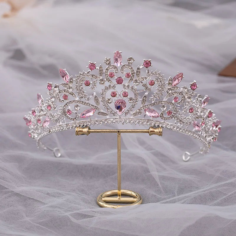 Women's Zinc Alloy Plant Pattern Tiaras Bridal Classic Crown