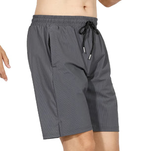 Men's Spandex Solid Pattern Breathable Fitness Sports Short