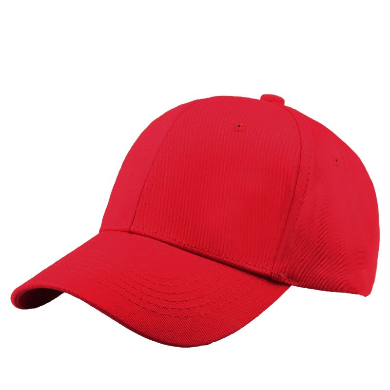 Men's Cotton Adjustable Strap Sun Protection Solid Baseball Cap